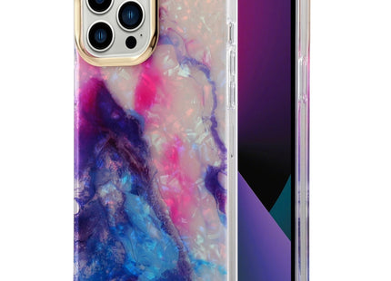 Electroplating Shell Texture Marble Phone Case, For iPhone 12 / 12 Pro, For iPhone 12 Pro Max, For iPhone 11