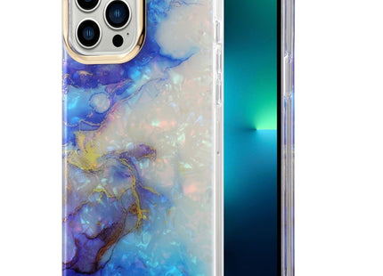 Electroplating Shell Texture Marble Phone Case, For iPhone 12 / 12 Pro, For iPhone 12 Pro Max, For iPhone 11