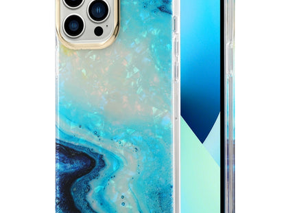Electroplating Shell Texture Marble Phone Case, For iPhone 12 / 12 Pro, For iPhone 12 Pro Max, For iPhone 11