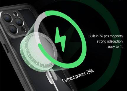 PC + TPU + PET Shockproof Magsafe Waterproof Phone Case, For iPhone 13 Pro, For iPhone 13