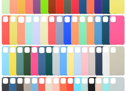 Solid Silicone Phone Case, For iPhone 12 / 12 Pro