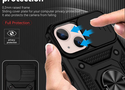Sliding Camshield Holder Phone Case, For iPhone 13 mini, For iPhone 13, For iPhone 13 Pro, For iPhone 13 Pro Max