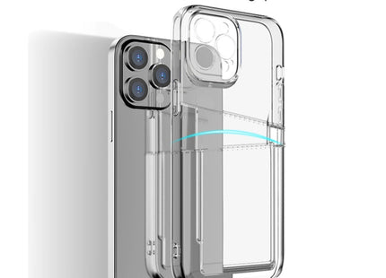 Dual Card TPU Phone Case, For iPhone 12 Pro Max