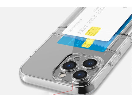 Dual Card TPU Phone Case, For iPhone 12 Pro Max