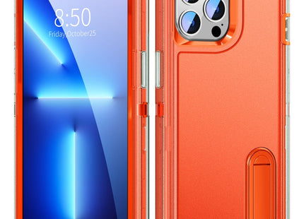 3 in 1 Rugged Holder Phone Case, For iPhone 13 Pro Max, For iPhone 12 / 12 Pro