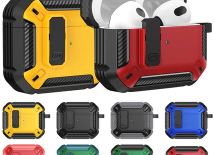 Shield Shockproof Earphone Protective Case with Hook For AirPods 3, For AirPods 3