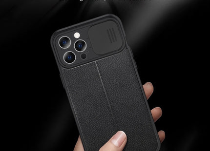 Litchi Texture Sliding Camshield TPU Protective Phone Case, For iPhone 6, For iPhone 6 Plus, For iPhone 8 Plus & 7 Plus, For iPhone XS Max
