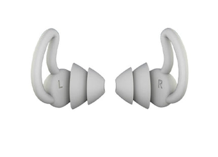 iMeBoBo A1 Shark Fin Version Nano Silicone Sleeping Noise Reduction Earplugs, Two Layer, Three Layer