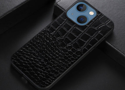 Crocodile Top Layer Cowhide Leather Case, For iPhone 13 mini, For iPhone 12 mini, For iPhone 12 / 12 Pro, For iPhone 12 Pro Max