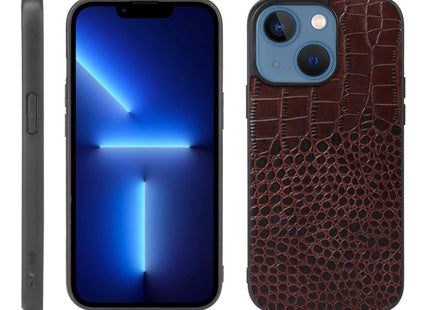 Crocodile Top Layer Cowhide Leather Case, For iPhone 13 mini, For iPhone 12 mini, For iPhone 12 / 12 Pro, For iPhone 12 Pro Max
