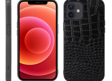 Crocodile Top Layer Cowhide Leather Case, For iPhone 13 mini, For iPhone 12 mini, For iPhone 12 / 12 Pro, For iPhone 12 Pro Max