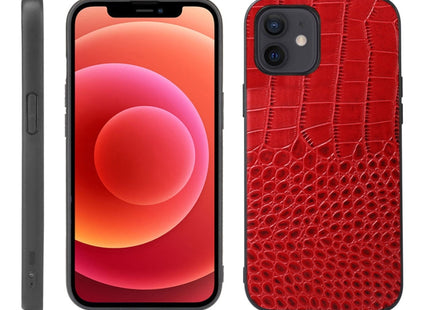 Crocodile Top Layer Cowhide Leather Case, For iPhone 13 mini, For iPhone 12 mini, For iPhone 12 / 12 Pro, For iPhone 12 Pro Max