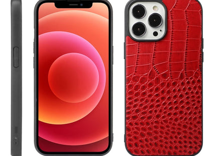 Crocodile Top Layer Cowhide Leather Case, For iPhone 13 mini, For iPhone 12 mini, For iPhone 12 / 12 Pro, For iPhone 12 Pro Max