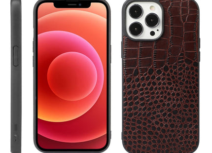 Crocodile Top Layer Cowhide Leather Case, For iPhone 13 mini, For iPhone 12 mini, For iPhone 12 / 12 Pro, For iPhone 12 Pro Max