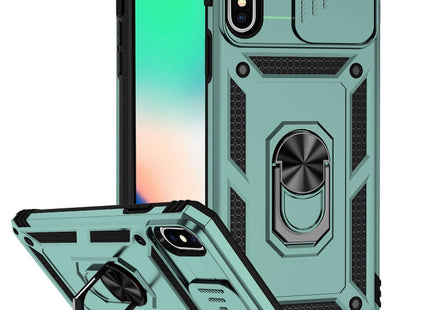 Sliding Camshield Holder Phone Case, For iPhone XR, For iPhone XS / X, For iPhone XS Max
