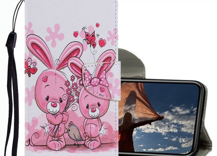 Coloured Drawing Pattern Leather Phone Case, For iPhone 13 Pro