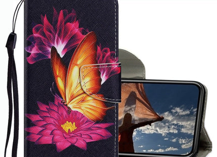 Coloured Drawing Pattern Leather Phone Case, For iPhone 13 Pro