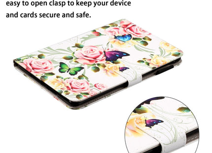 Cross Texture Painted Smart Leather Tablet Case, For iPad mini 2024 / mini 6