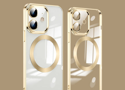 MagSafe Magnetic Electroplated Phone Case, For iPhone 12 mini, For iPhone 12, For iPhone 12 Pro, For iPhone 12 Pro Max