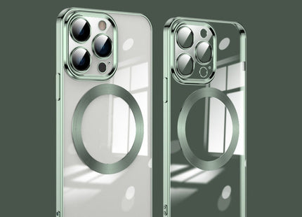 MagSafe Magnetic Electroplated Phone Case, For iPhone 12 mini, For iPhone 12, For iPhone 12 Pro, For iPhone 12 Pro Max