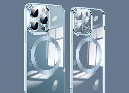 MagSafe Magnetic Electroplated Phone Case, For iPhone 12 mini, For iPhone 12, For iPhone 12 Pro, For iPhone 12 Pro Max