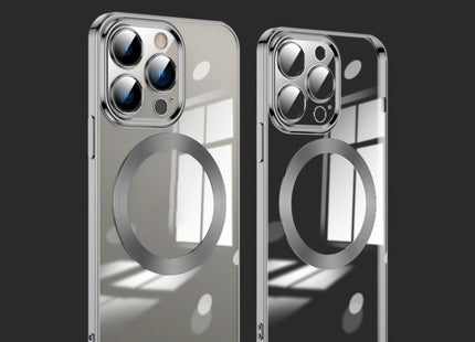 MagSafe Magnetic Electroplated Phone Case, For iPhone 12 mini, For iPhone 12, For iPhone 12 Pro, For iPhone 12 Pro Max