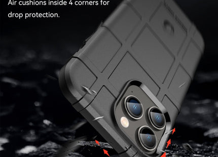 Rugged Shield Full Coverage Shockproof TPU Case, For iPhone 14, For iPhone 14 Pro, For iPhone 14 Plus, For iPhone 14 Pro Max