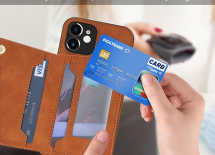 Line Card Holder Phone Case, For iPhone 12 mini, For iPhone 12, For iPhone 12 Pro, For iPhone 12 Pro Max