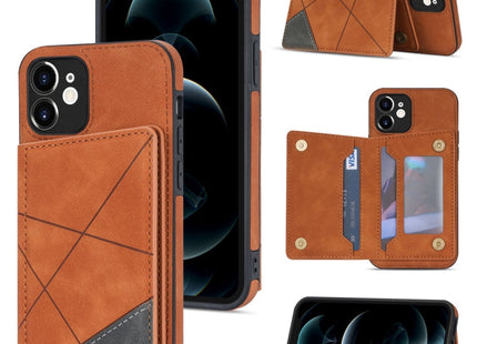 Line Card Holder Phone Case, For iPhone 12 mini, For iPhone 12, For iPhone 12 Pro, For iPhone 12 Pro Max