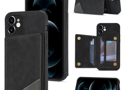 Line Card Holder Phone Case, For iPhone 12 mini, For iPhone 12, For iPhone 12 Pro, For iPhone 12 Pro Max