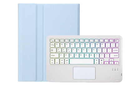 iPad Bluetooth Keyboard Leather Case with Trackpad & Pen Slot