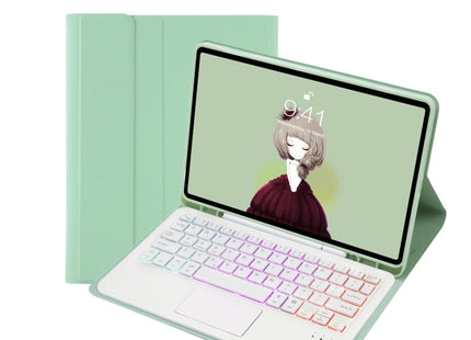 iPad Bluetooth Keyboard Leather Case with Trackpad & Pen Slot