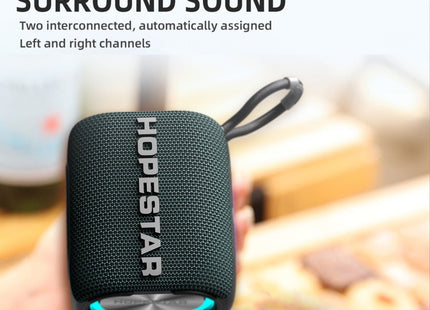 HOPESTAR H54 RGB Light TWS Waterproof Wireless Bluetooth Speaker