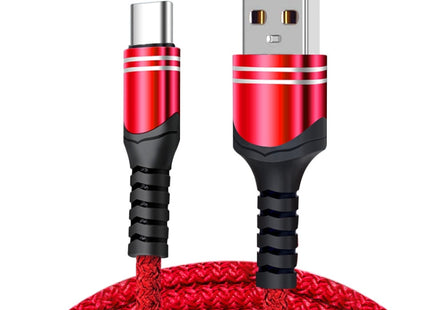 6A Woven Style USB Charging Cable, Cable Length: 1m, USB-C / Type-C, Micro USB, 8 Pin