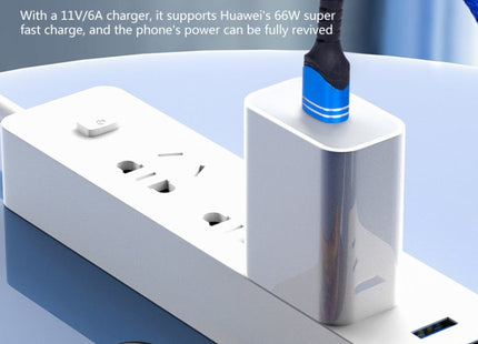 6A Woven Style USB Charging Cable, Cable Length: 1m, USB-C / Type-C, Micro USB, 8 Pin