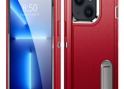 3 in 1 Rugged Holder Phone Case, For iPhone 14, For iPhone 14 Plus