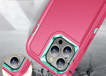 3 in 1 Rugged Holder Phone Case, For iPhone 14 Pro, For iPhone 14 Pro Max