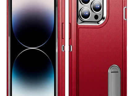 3 in 1 Rugged Holder Phone Case, For iPhone 14 Pro, For iPhone 14 Pro Max