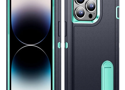 3 in 1 Rugged Holder Phone Case, For iPhone 14 Pro, For iPhone 14 Pro Max