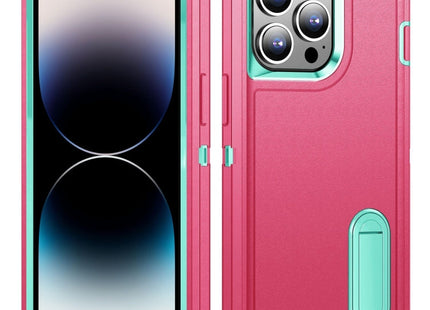 3 in 1 Rugged Holder Phone Case, For iPhone 14 Pro, For iPhone 14 Pro Max