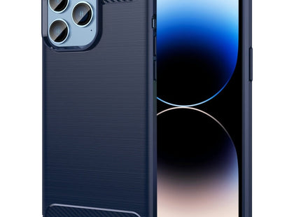 Brushed Texture Carbon Fiber TPU Phone Case, For iPhone 14 Plus, For iPhone 14, For iPhone 14 Pro, For iPhone 14 Pro Max