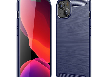 Brushed Texture Carbon Fiber TPU Phone Case, For iPhone 14 Plus, For iPhone 14, For iPhone 14 Pro, For iPhone 14 Pro Max