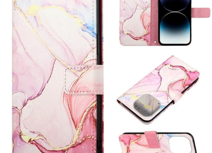 Marble Pattern Flip Leather Phone Case, For iPhone 14, For iPhone 14 Plus, For iPhone 14  Pro  Max, For iPhone 14  Pro