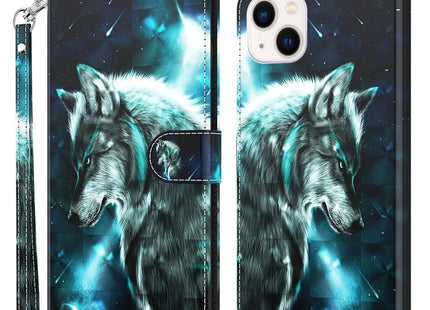 3D Painting Pattern Flip Leather Phone Case, For iPhone 14, For iPhone 14 Plus