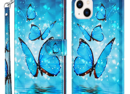 3D Painting Pattern Flip Leather Phone Case, For iPhone 14, For iPhone 14 Plus