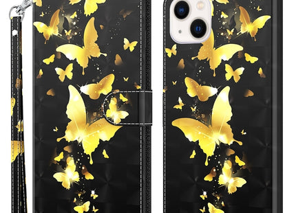 3D Painting Pattern Flip Leather Phone Case, For iPhone 14, For iPhone 14 Plus