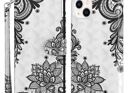3D Painting Pattern Flip Leather Phone Case, For iPhone 14, For iPhone 14 Plus