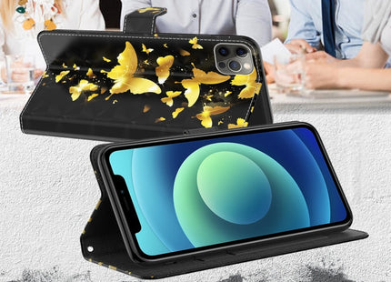 3D Painting Pattern Flip Leather Phone Case, For iPhone 14 Pro, For iPhone 14 Pro Max