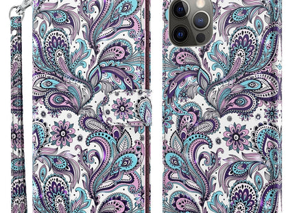 3D Painting Pattern Flip Leather Phone Case, For iPhone 14 Pro, For iPhone 14 Pro Max