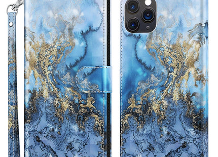 3D Painting Pattern Flip Leather Phone Case, For iPhone 14 Pro, For iPhone 14 Pro Max